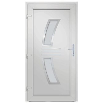Voordeur 98x200 cm PVC antracietkleurig 4