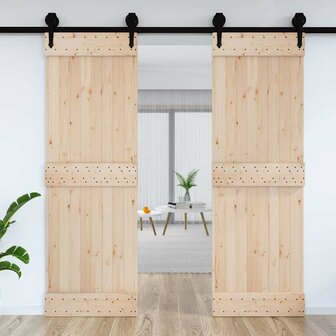 Deur NARVIK 70x210 cm massief grenenhout 3