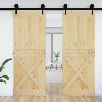 Deur NARVIK 85x210 cm massief grenenhout 3