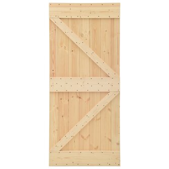 Deur 80x210 cm massief grenenhout 2