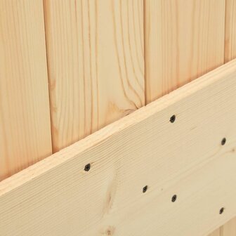 Deur 80x210 cm massief grenenhout 5