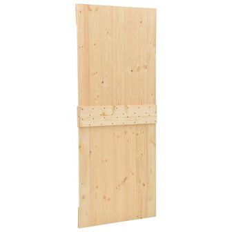 Deur 90x210 cm massief grenenhout 4