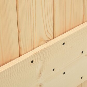 Deur 90x210 cm massief grenenhout 5