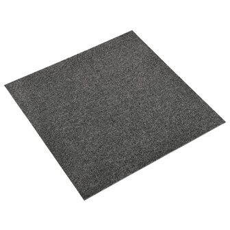 Tapijttegels 20 st 5 m&sup2; 50x50 cm antraciet 2