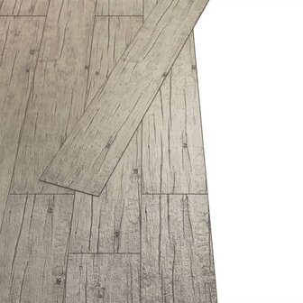 Vloerplanken zelfklevend 5,02 m&sup2; 2 mm PVC washed eiken  3