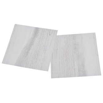 Vloerplanken zelfklevend 55 st 5,11 m&sup2; PVC lichtgrijs 4
