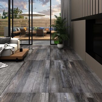 Vloerplanken zelfklevend 5,21 m&sup2; 2 mm PVC industrieel hout 1