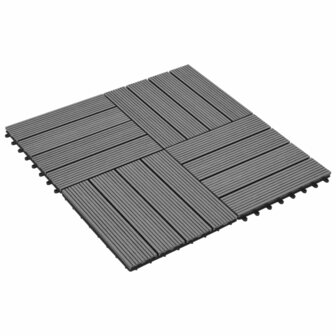 22 st Terrastegels 30x30 cm 2 m&sup2; HKC grijs 2