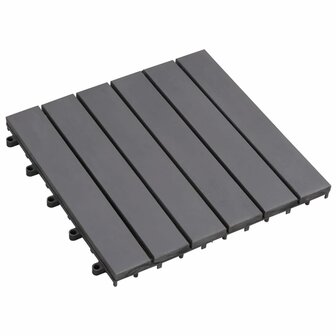 Terrastegels 20 st 30x30 cm massief acaciahout greywash 2