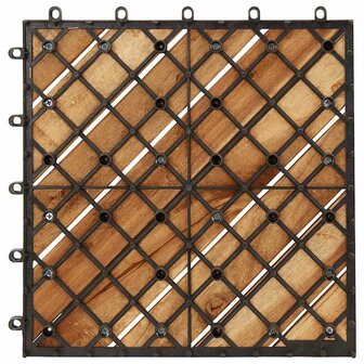 Terrastegels 10 st 30x30 cm massief acaciahout 6