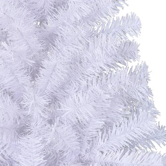 Kunstkerstboom met standaard half 210 cm PVC groen 6
