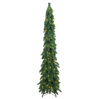 Kunstkerstboom met verlichting 130 LED&amp;apos;s 210 cm 3