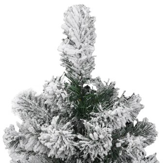 Kunstkerstboom met scharnieren en sneeuw 120 cm 4