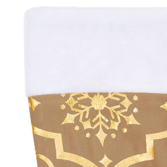 Kerstboomrok luxe met sok 150 cm stof geel 7