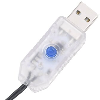 Lichtsnoer met 400 LED&amp;apos;s en 8 effecten 40 m meerkleurig 6