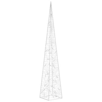 Lichtkegel decoratief LED 120 cm acryl koudwit 3