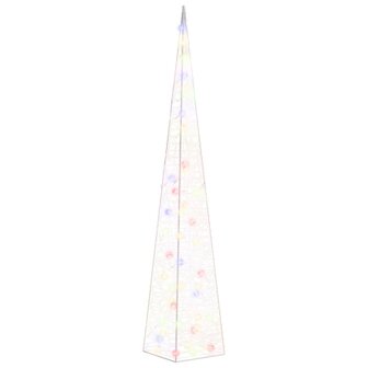 Lichtkegel decoratief LED 120 cm acryl meerkleurig 2