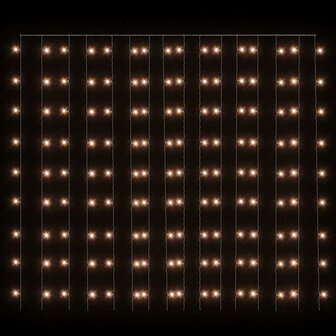 Lichtsnoergordijn met 300 LED&amp;apos;s en 8 functies 3x3 m warmwit 4