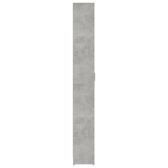 Gangkast 55x25x189 cm bewerkt hout betongrijs 8