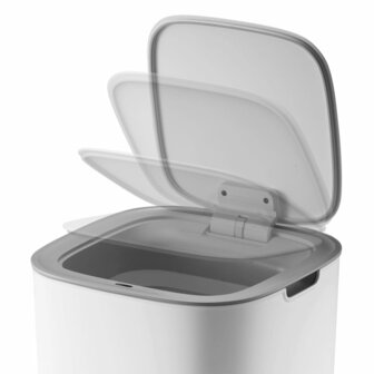 EKO Afvalbak met sensor Morandi 30 L wit 4