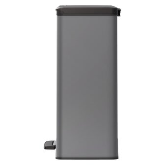 Curver Pedaalemmer Deco rechthoekig 65 L koelgrijs 4