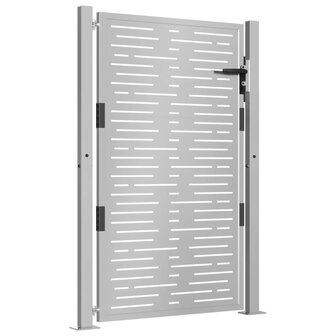 Poort vierkant 105x130 cm cortenstaal 3