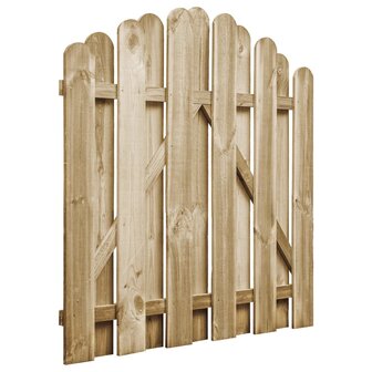 Poort 100x100 cm ge&iuml;mpregneerd grenenhout 2