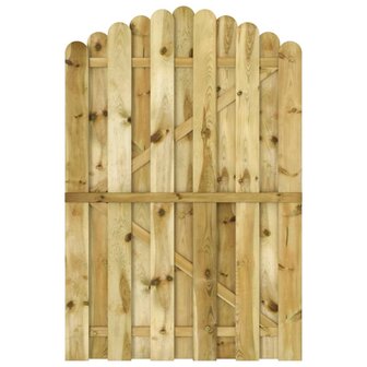 Poort 100x150 cm ge&iuml;mpregneerd grenenhout 2