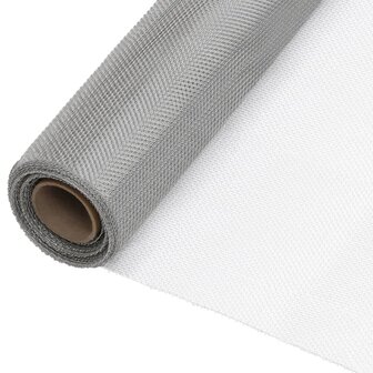 Gaas 60x500 cm roestvrij staal zilverkleurig 1