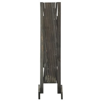 Tuinlatwerk 120x90 cm massief vurenhout grijs 3