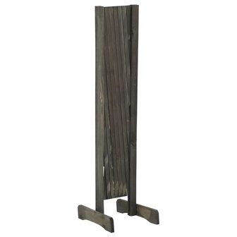 Tuinlatwerk 120x90 cm massief vurenhout grijs 4