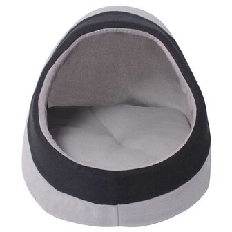 Kattenmand M grijs en zwart 2