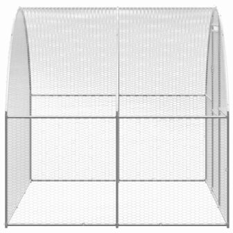 Kippenren 3x2x2 m gegalvaniseerd staal 3