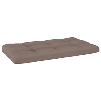 Tuinmiddenbank pallet ge&iuml;mpregneerd grenenhout grijs 4