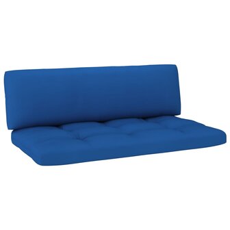 Tuinmiddenbank pallet ge&iuml;mpregneerd grenenhout grijs 2