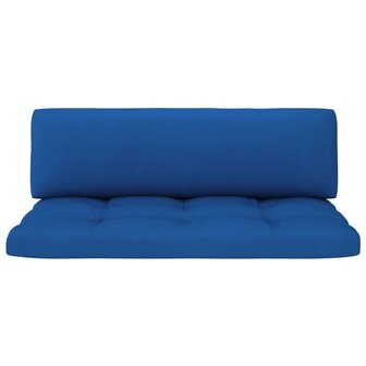 Tuinmiddenbank pallet ge&iuml;mpregneerd grenenhout grijs 3