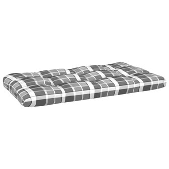Tuinmiddenbank pallet ge&iuml;mpregneerd grenenhout grijs 4