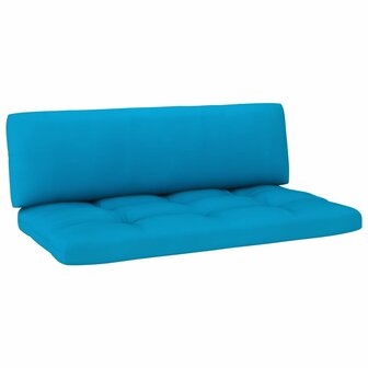 Tuinmiddenbank pallet honingbruin ge&iuml;mpregneerd grenenhout 4