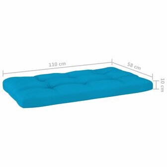 Tuinmiddenbank pallet honingbruin ge&iuml;mpregneerd grenenhout 7
