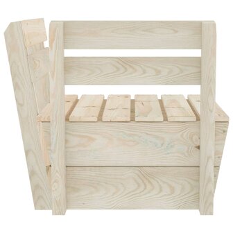Hoekbank sectioneel pallet ge&iuml;mpregneerd vurenhout 3