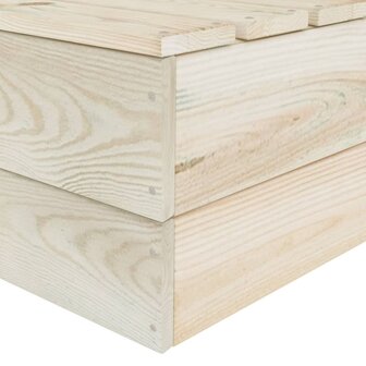 Hoekbank sectioneel pallet ge&iuml;mpregneerd vurenhout 5