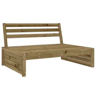 Tuinmiddenbank 120x80 cm ge&iuml;mpregneerd grenenhout 2