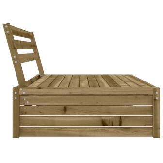 Tuinmiddenbank 120x80 cm ge&iuml;mpregneerd grenenhout 4