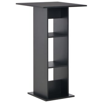 Bartafel 60x60x110 cm zwart 1