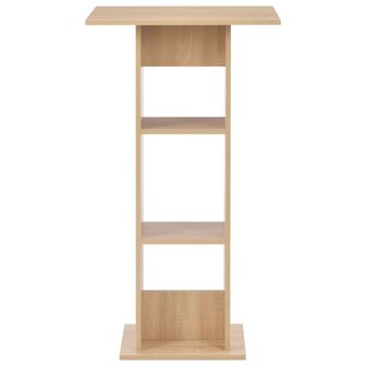 Bartafel 60x60x110 cm eikenkleurig 2