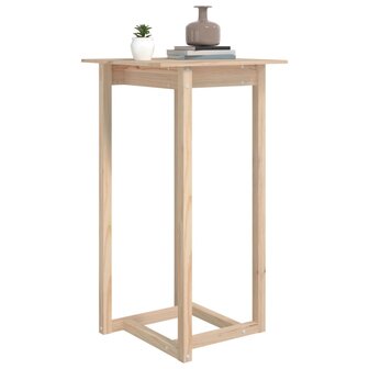 Bartafel 60x60x110 cm massief grenenhout 5