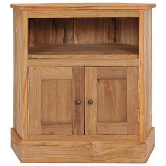 Hoekkast 60x45x60 cm massief teakhout  3