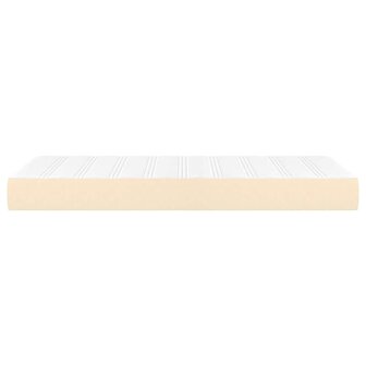 Pocketveringmatras voor kinderen 80x160 cm stof cr&egrave;mekleurig 4