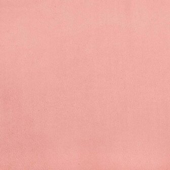 Pocketveringmatras 80x210x20 cm fluweel roze 6