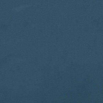 Pocketveringmatras 90x210x20 cm fluweel donkerblauw 6